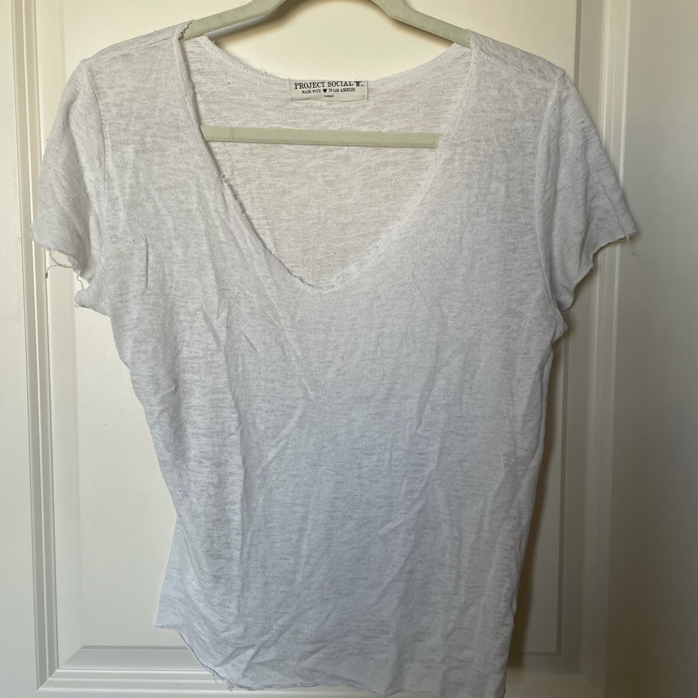 Project Social T xsmall textured t shirt